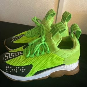 Versace Chain reaction sneakers lime green women’s